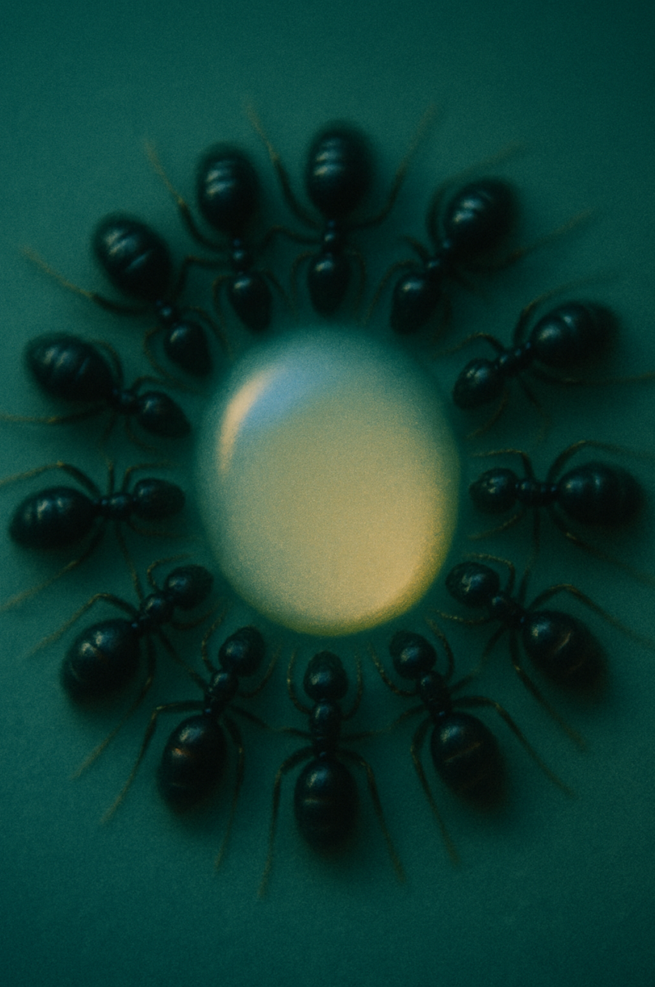 Image of bees eating honey