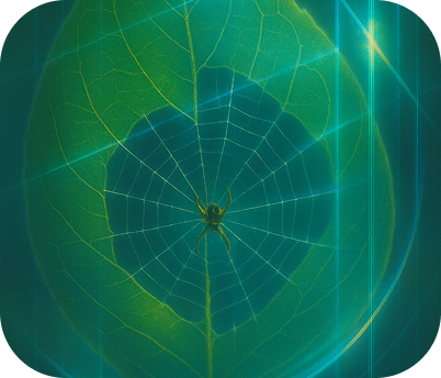 Green abstract lines